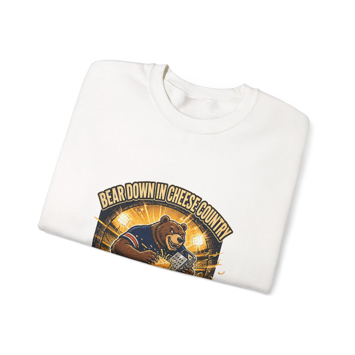 Bear Down in Cheese Country Sweatshirt | Retro Football Game Day Crewneck