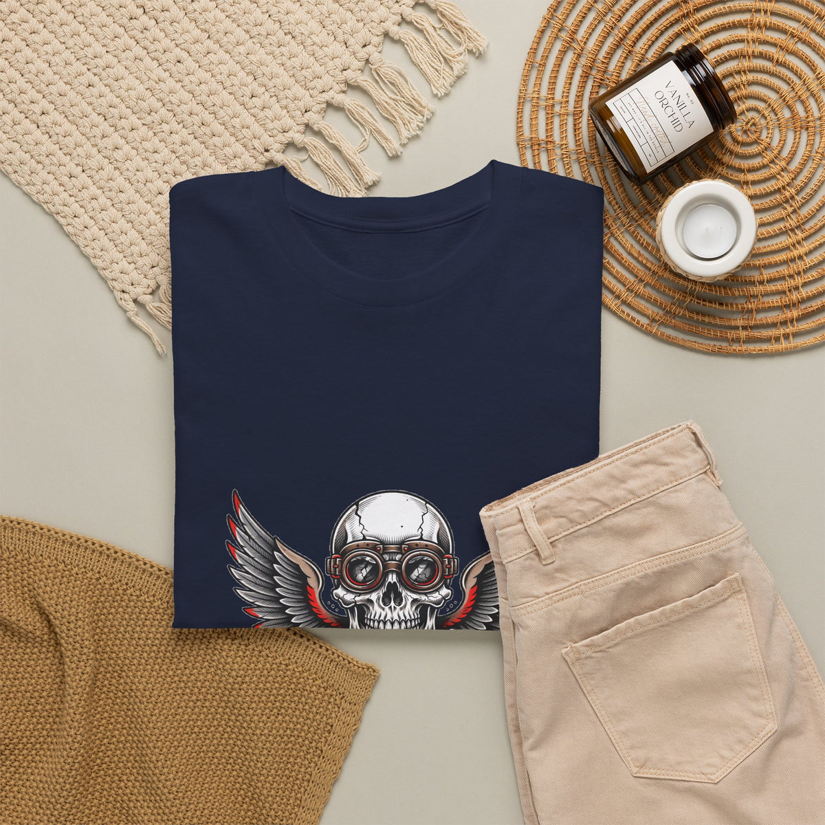 Dirt Don't Hurt Skull Pistons T-Shirt