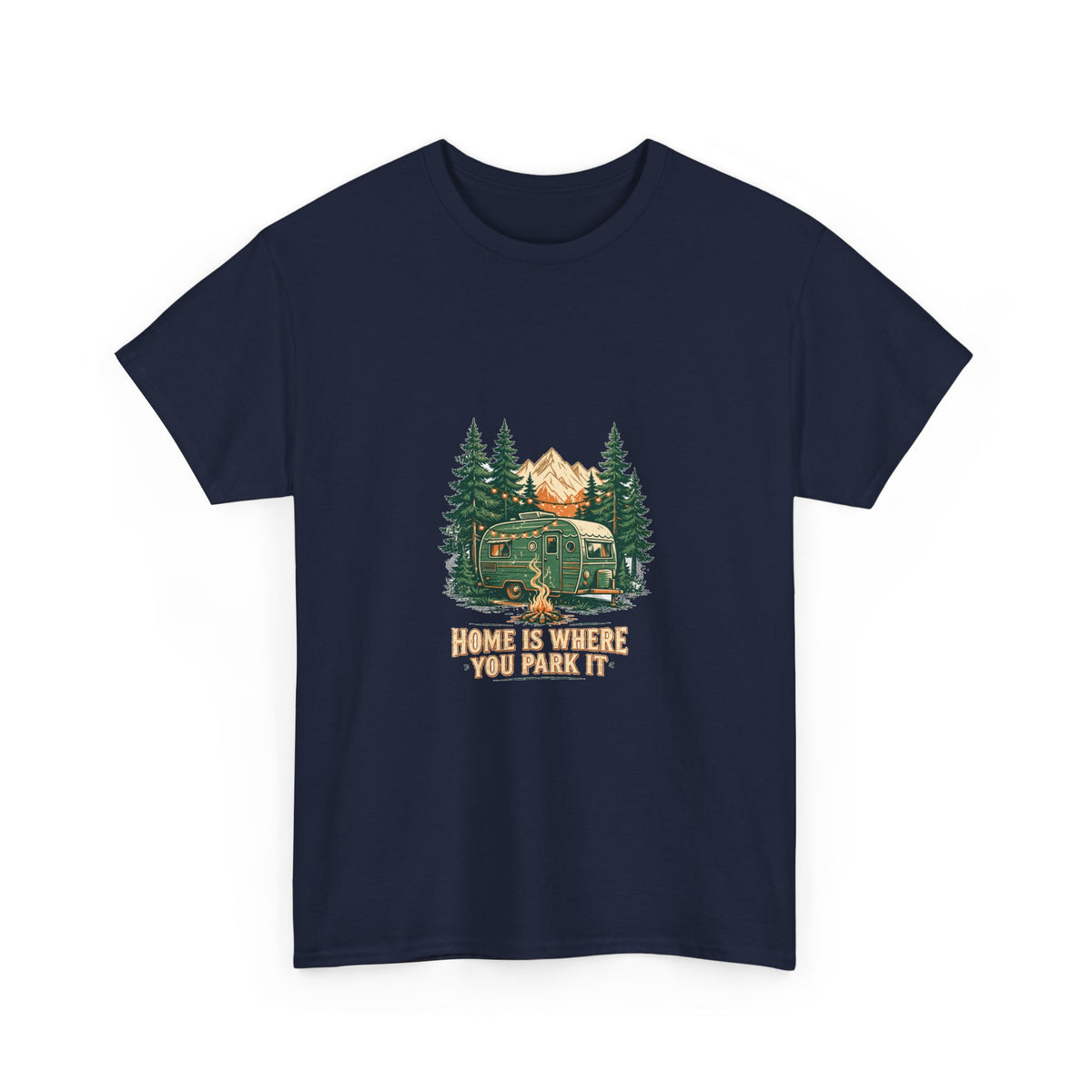 Home Is Where You Park It Camper T-Shirt | Vintage Trailer Tee