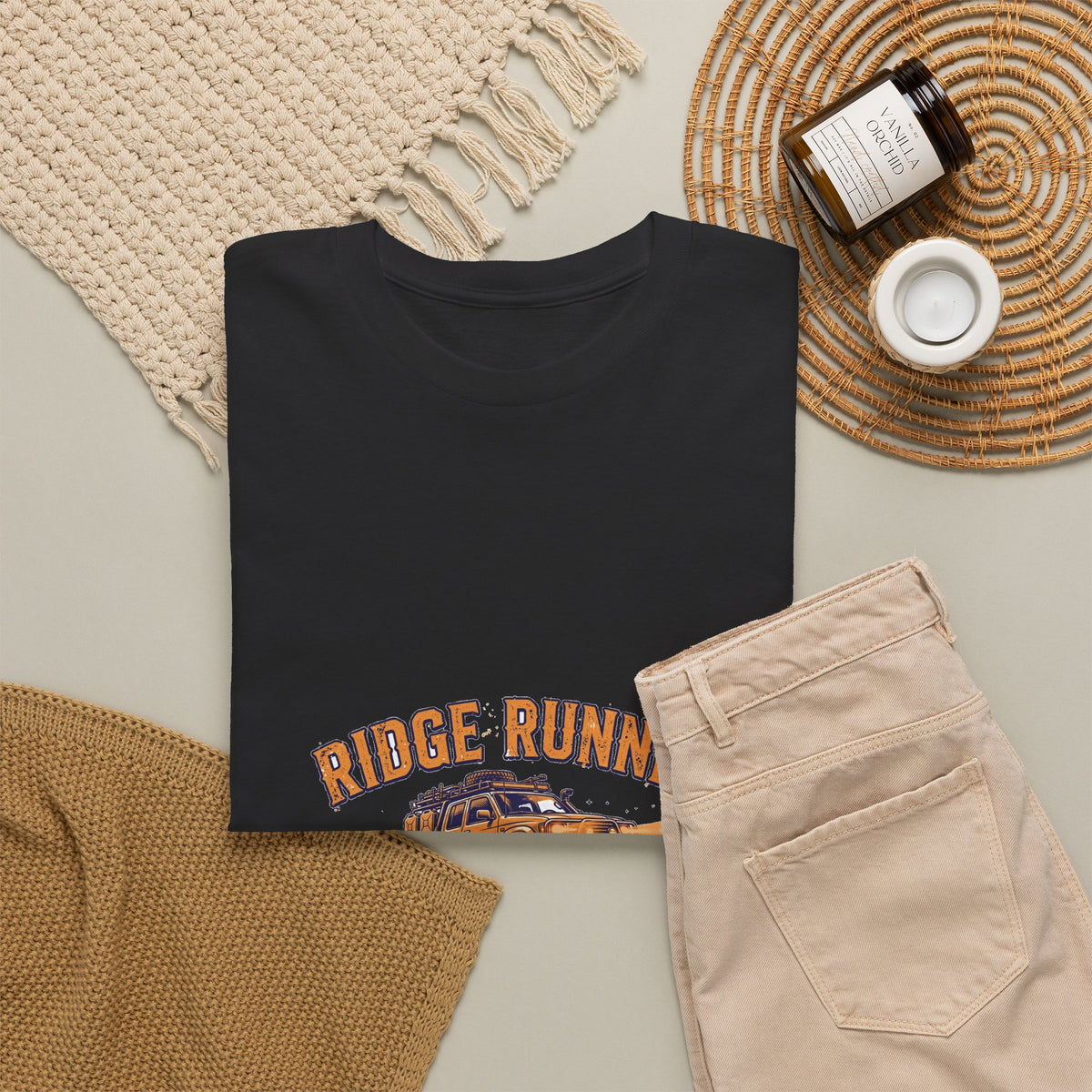 Ridge Runner Mountain Truck T-Shirt | Overland Adventure Tee