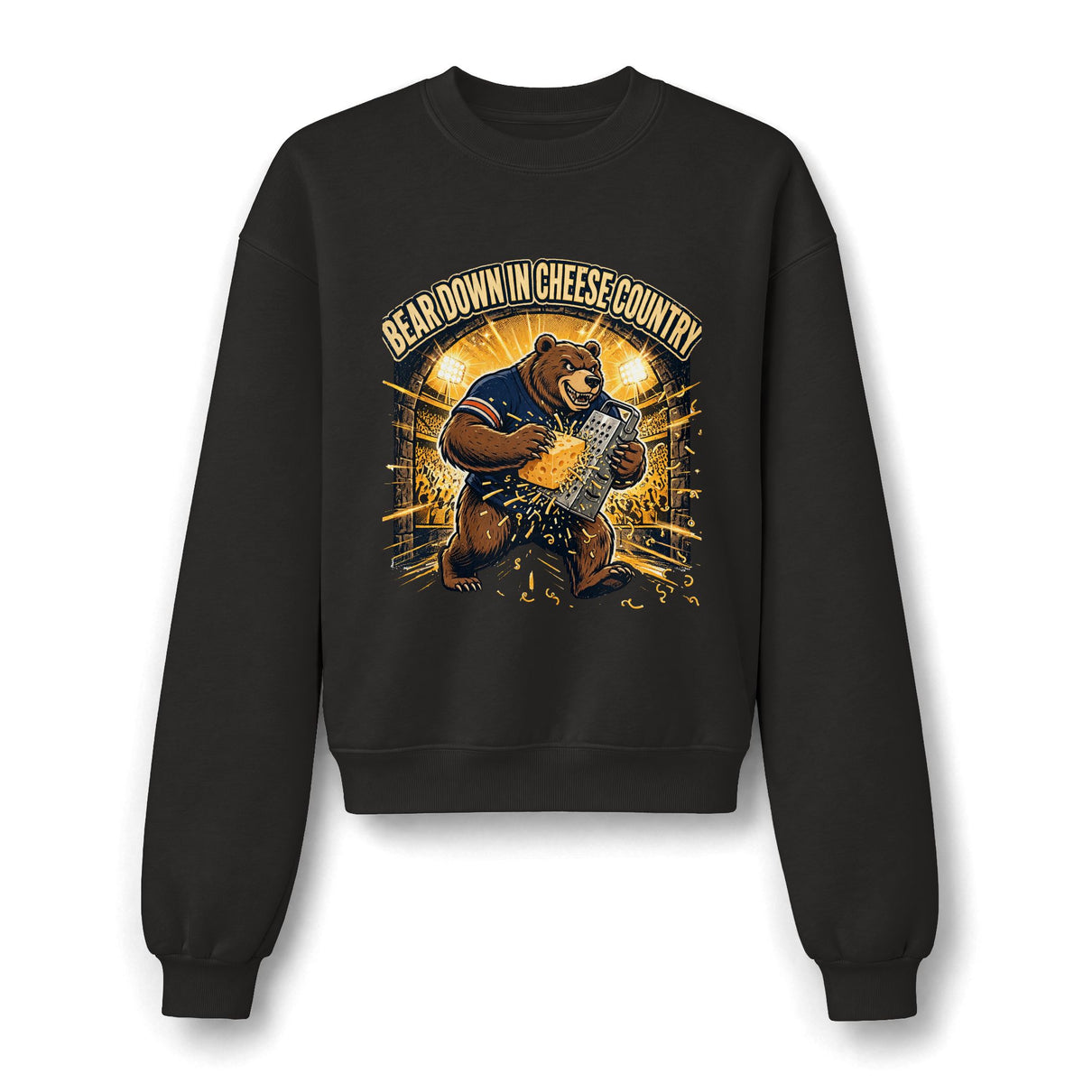 Bear Down in Cheese Country Sweatshirt | Retro Football Game Day Crewneck