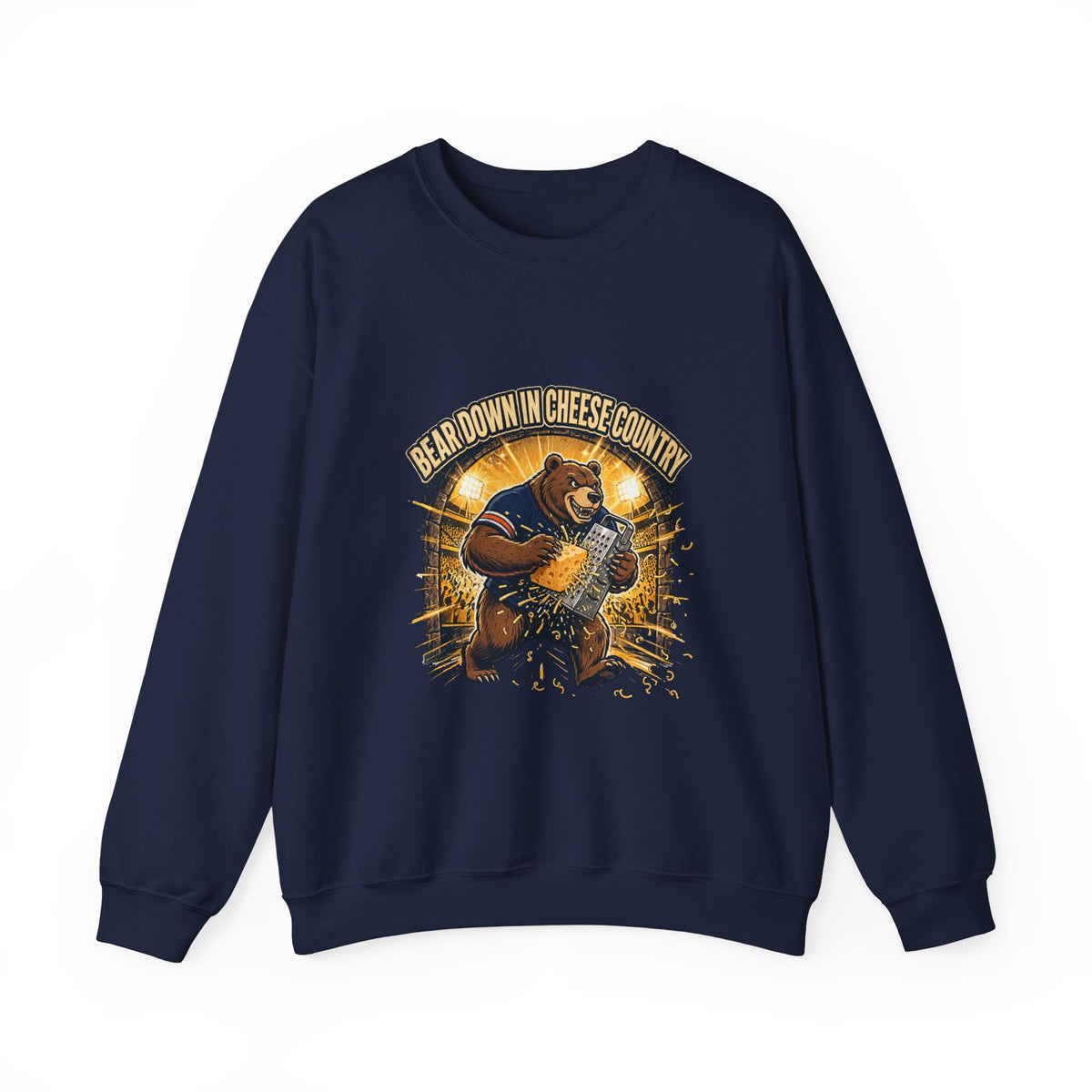 Bear Down in Cheese Country Sweatshirt | Retro Football Game Day Crewneck