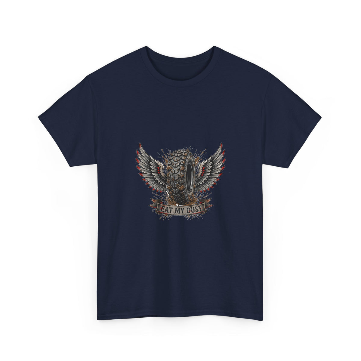 Eat My Dust Winged Tire T-Shirt | Biker Off-Road Tee