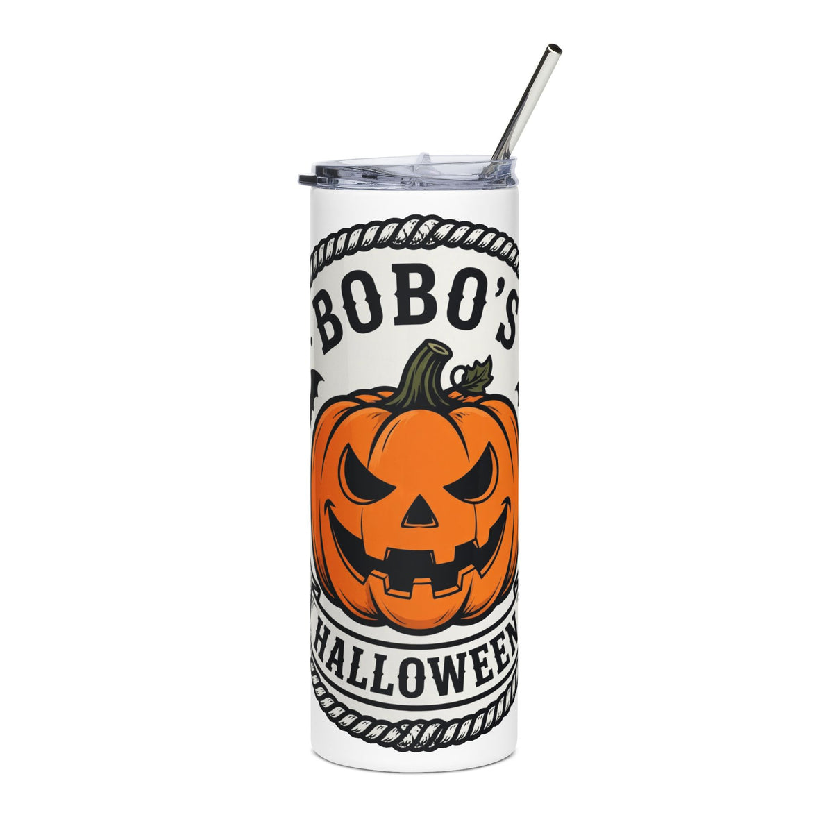 Bobo's Halloween Tumbler | Spooky Badge 20oz Tumbler