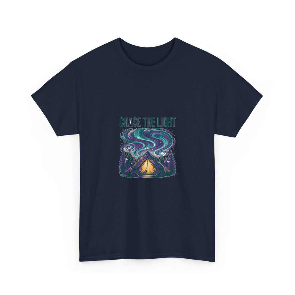 Chase the Light Northern Lights T-Shirt | Aurora Camping Tee