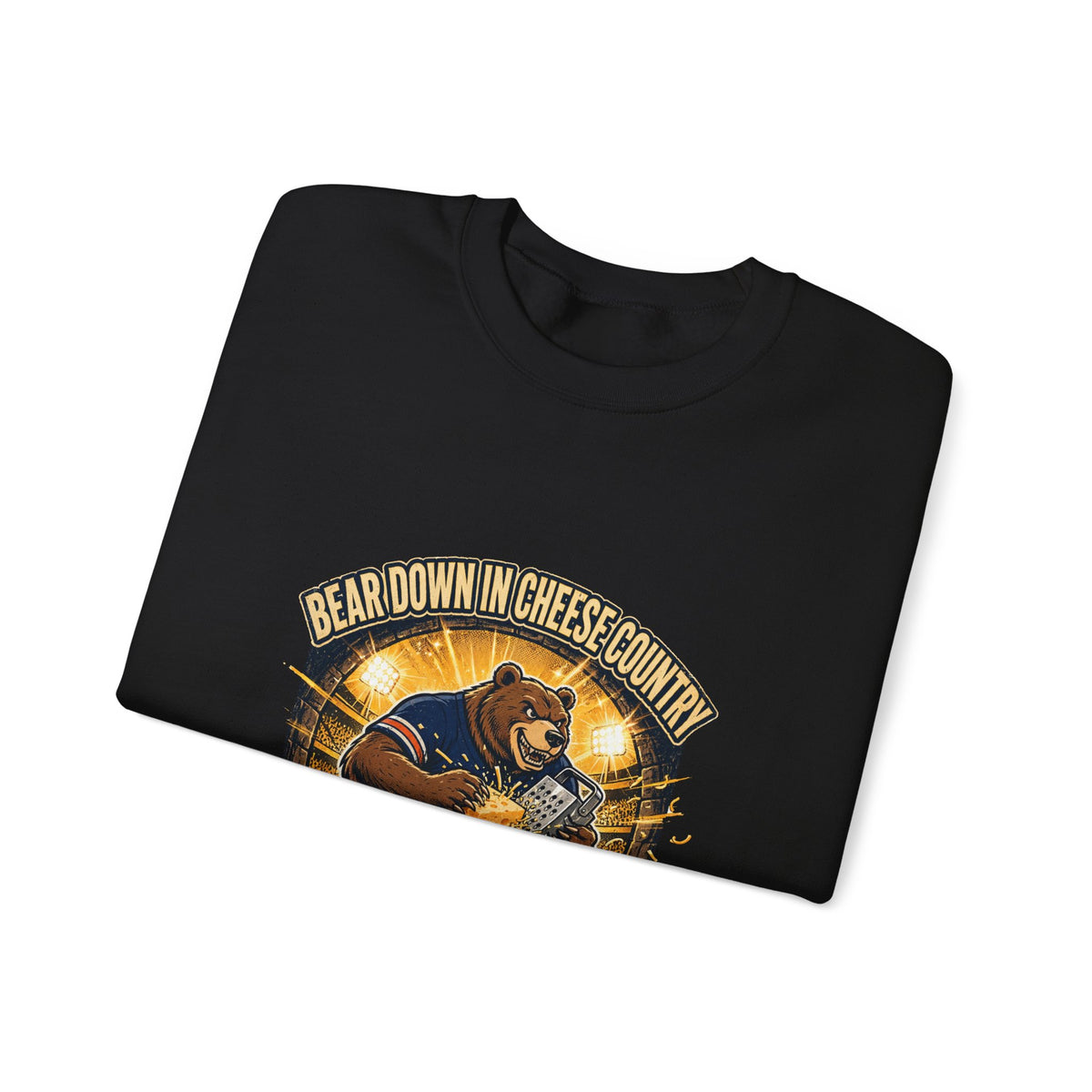 Bear Down in Cheese Country Sweatshirt | Retro Football Game Day Crewneck