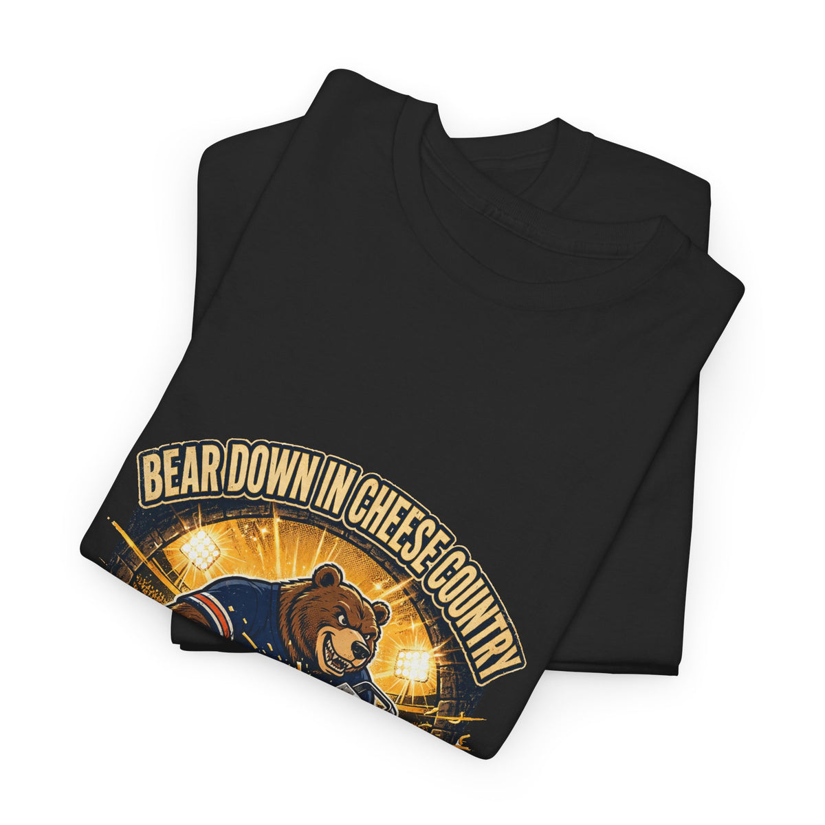 Bear Down in Cheese Country T-Shirt | Retro Football Game Day Tee