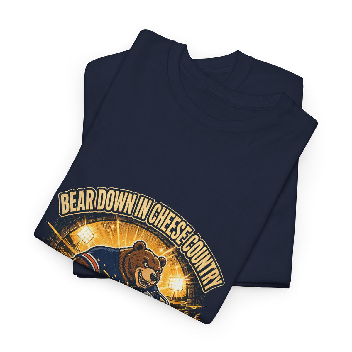 Bear Down in Cheese Country T-Shirt | Retro Football Game Day Tee