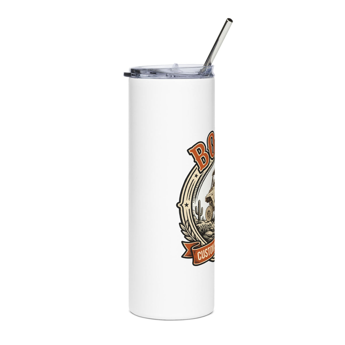 Bobo's Custom's Enterprise Logo Tumbler | Brand Badge 20oz Tumbler