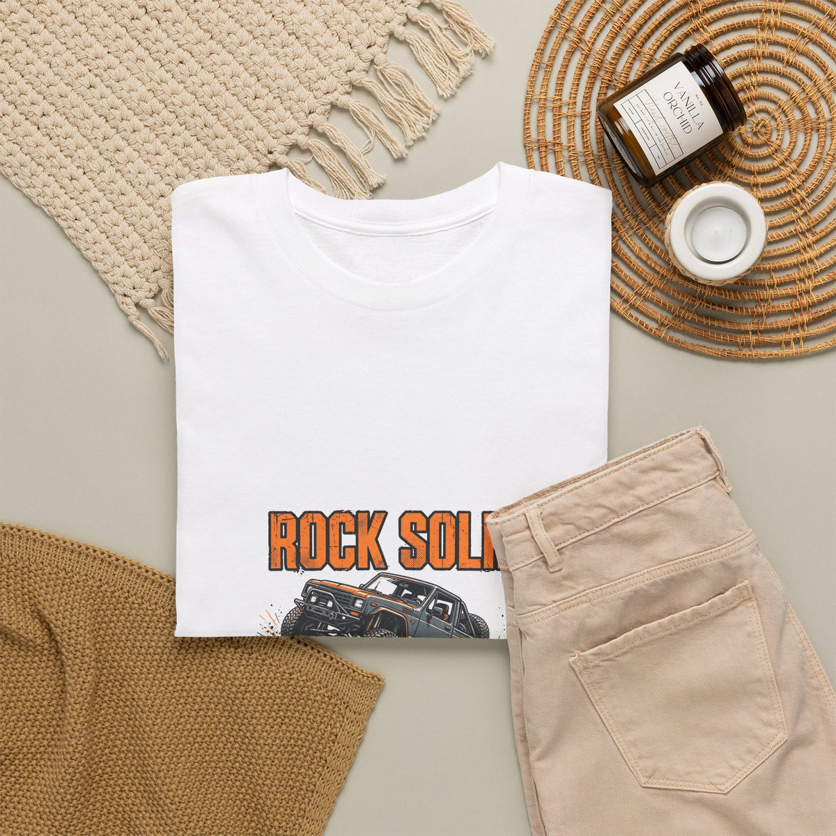 Rock Solid Rock Crawler T-Shirt | 4x4 Crawling Tee