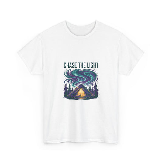 Chase the Light Northern Lights T-Shirt | Aurora Camping Tee