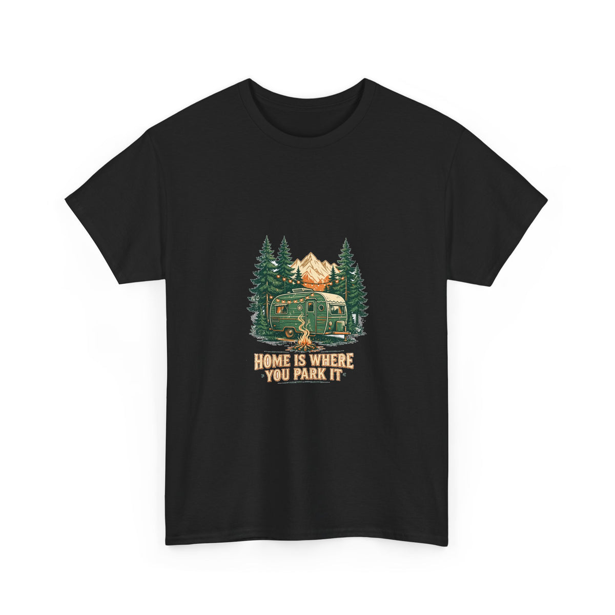 Home Is Where You Park It Camper T-Shirt | Vintage Trailer Tee