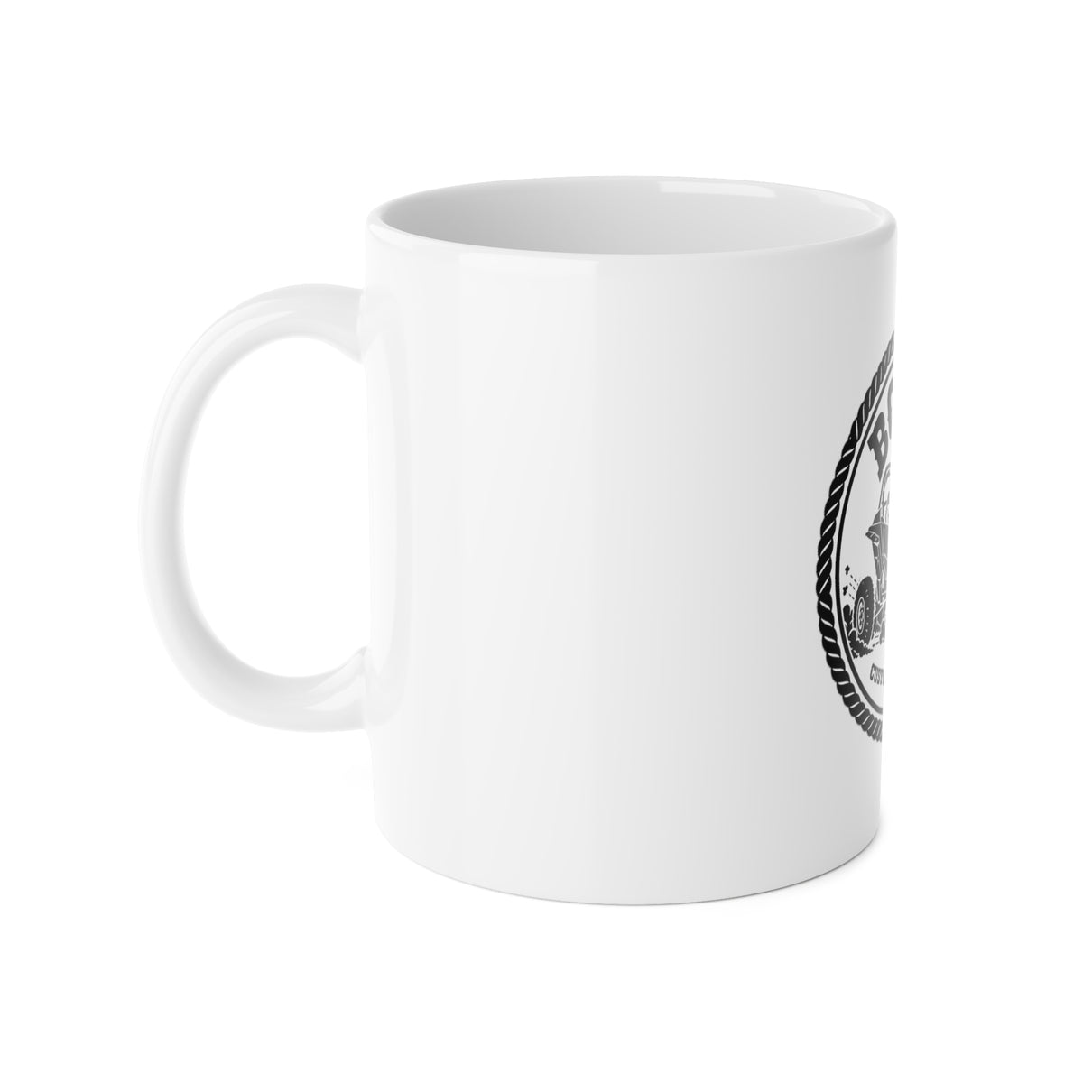 Bobo's Crest Coffee Mug | Off-Road Badge Ceramic Mug