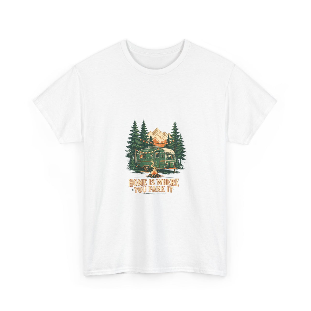 Home Is Where You Park It Camper T-Shirt | Vintage Trailer Tee