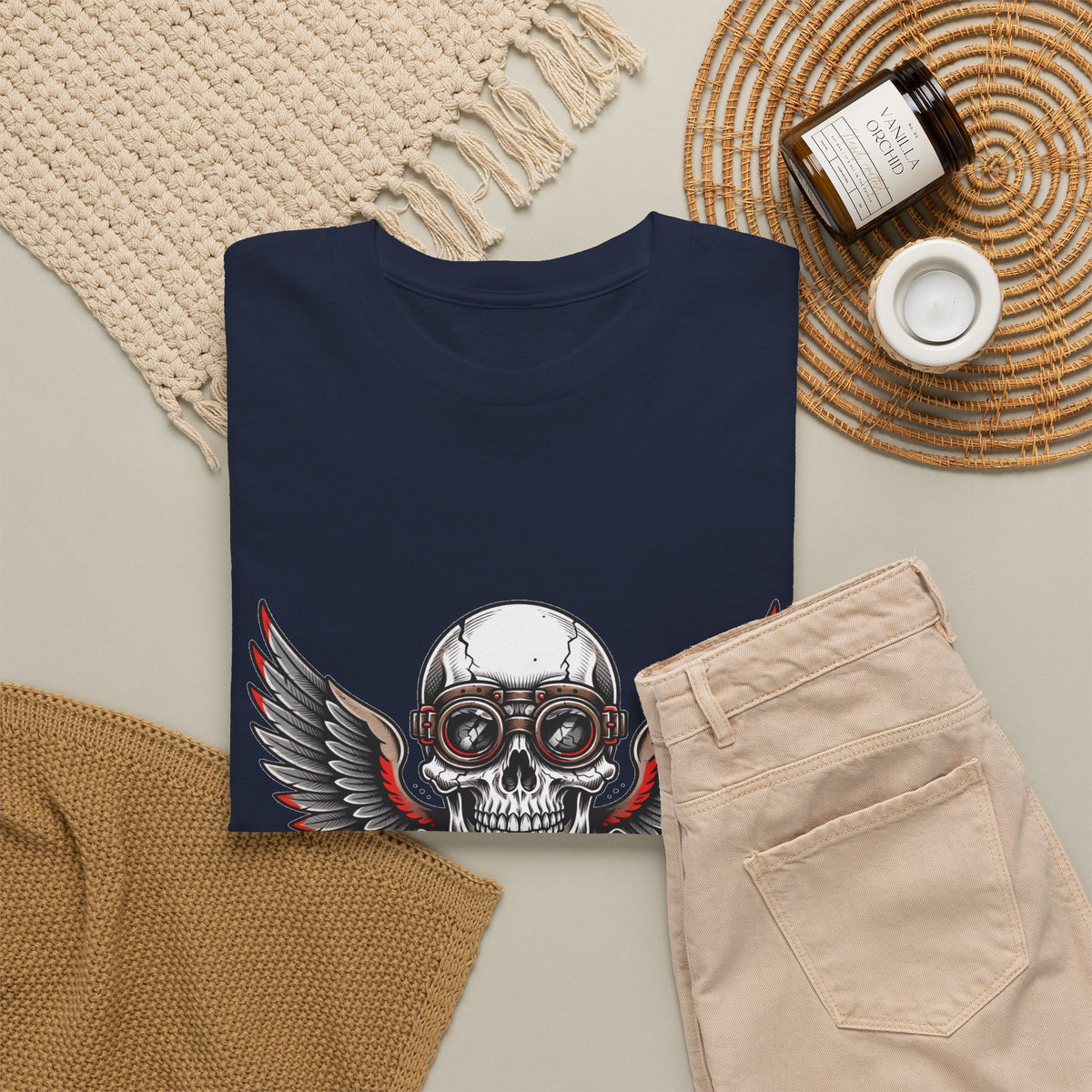 Dirt Don't Hurt Skull Pistons T-Shirt