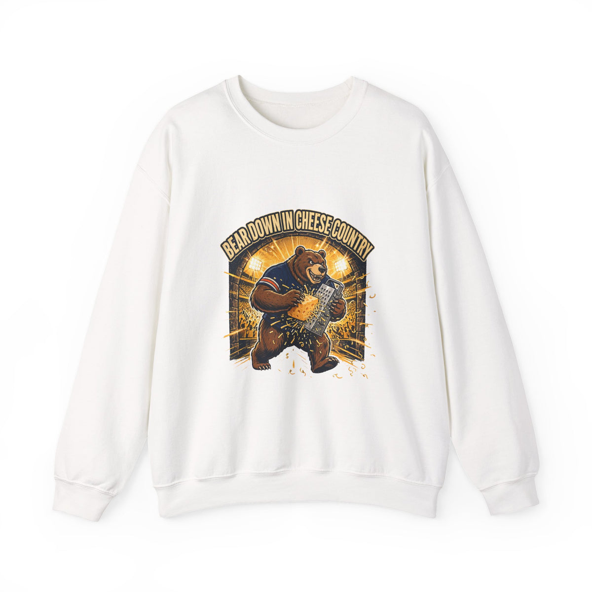 Bear Down in Cheese Country Sweatshirt | Retro Football Game Day Crewneck