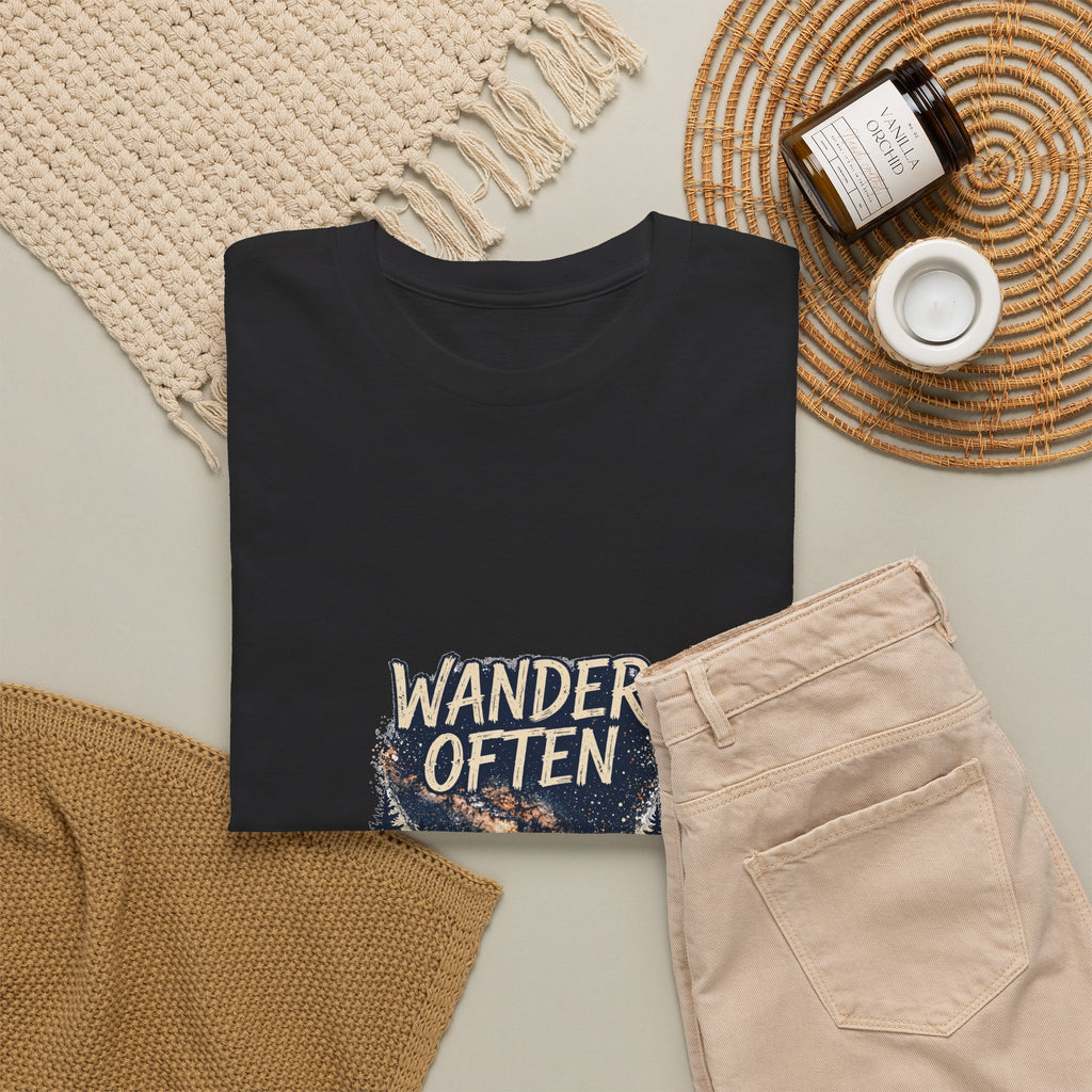 Wander Often Camping T-Shirt | Tent Under Stars Tee