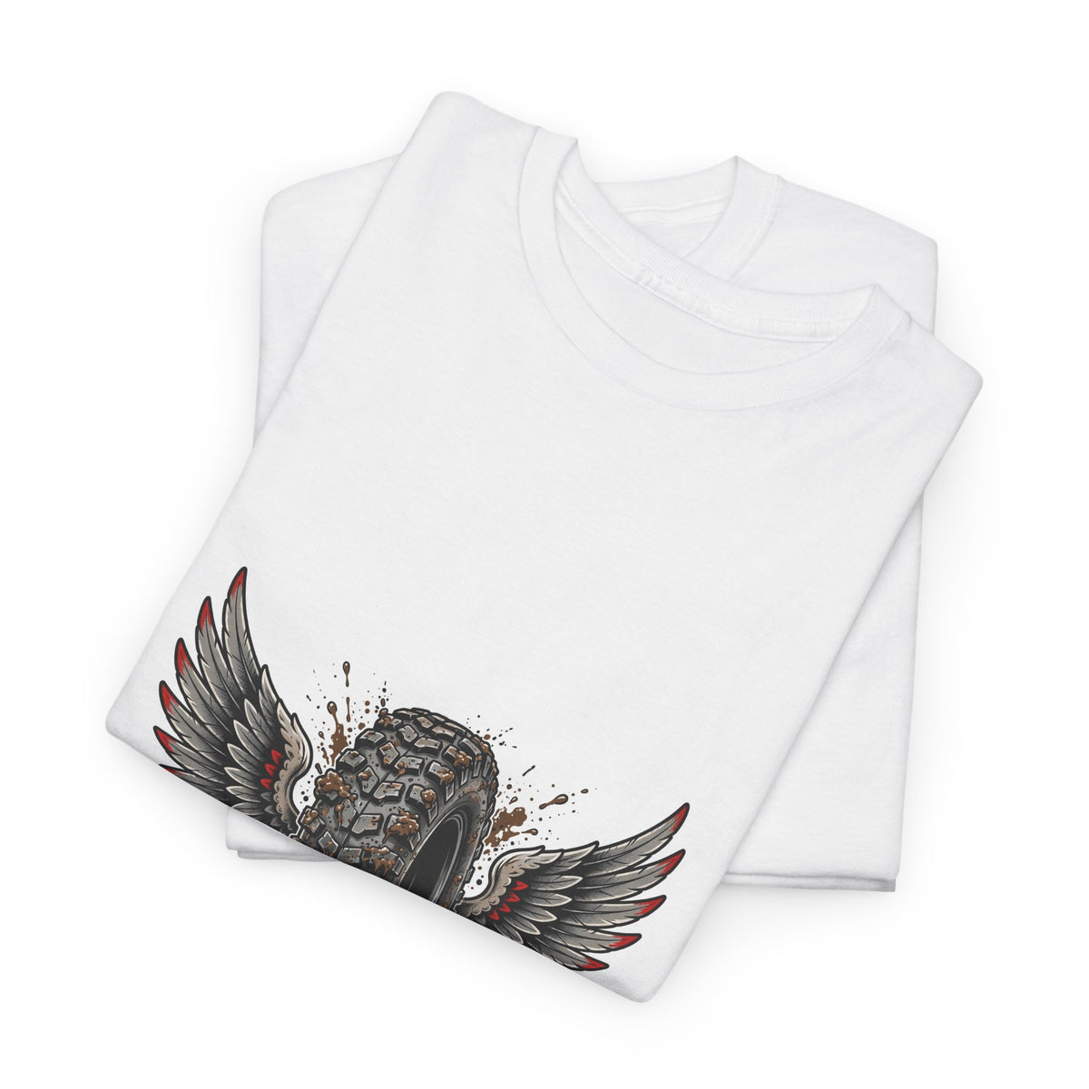 Eat My Dust Winged Tire T-Shirt | Biker Off-Road Tee