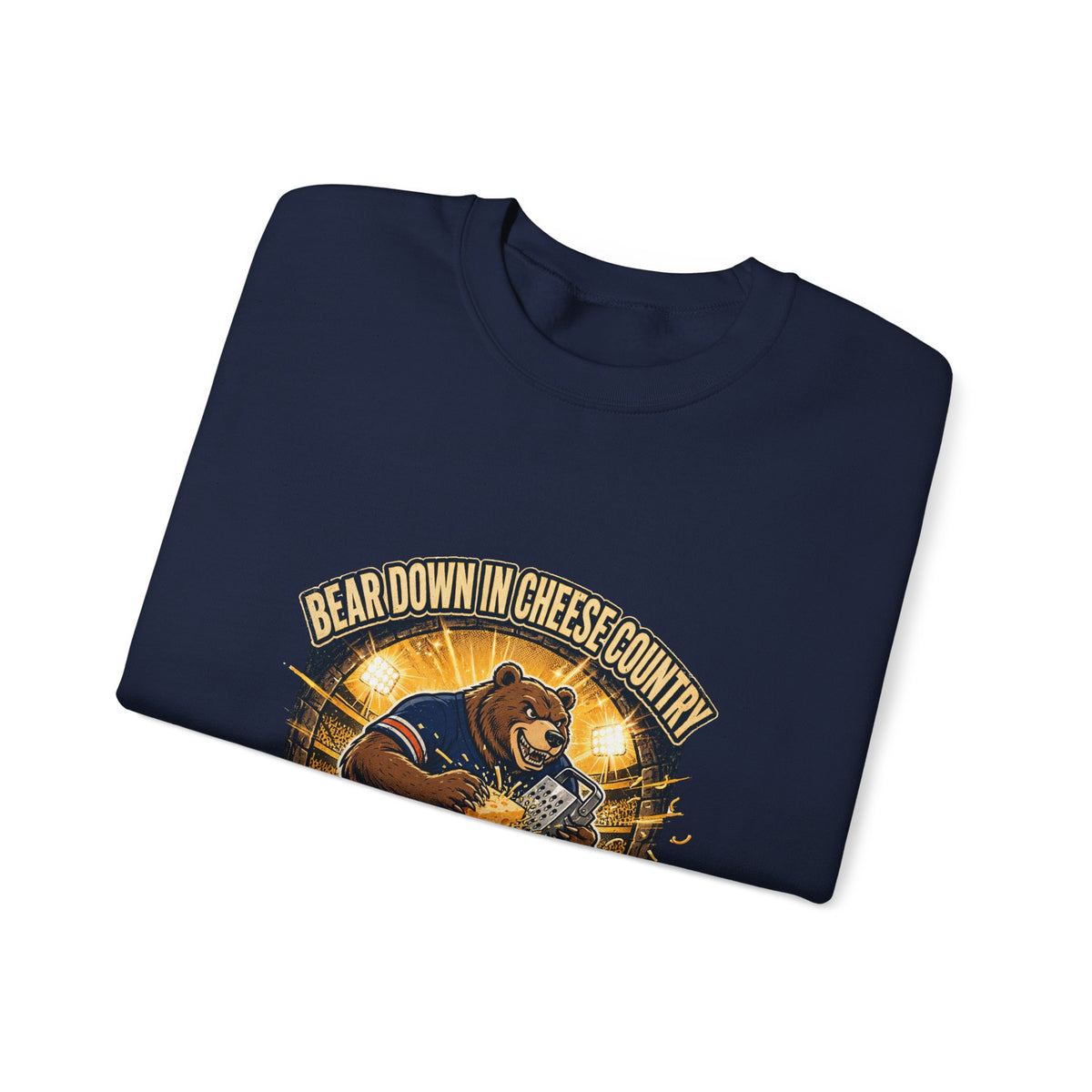 Bear Down in Cheese Country Sweatshirt | Retro Football Game Day Crewneck