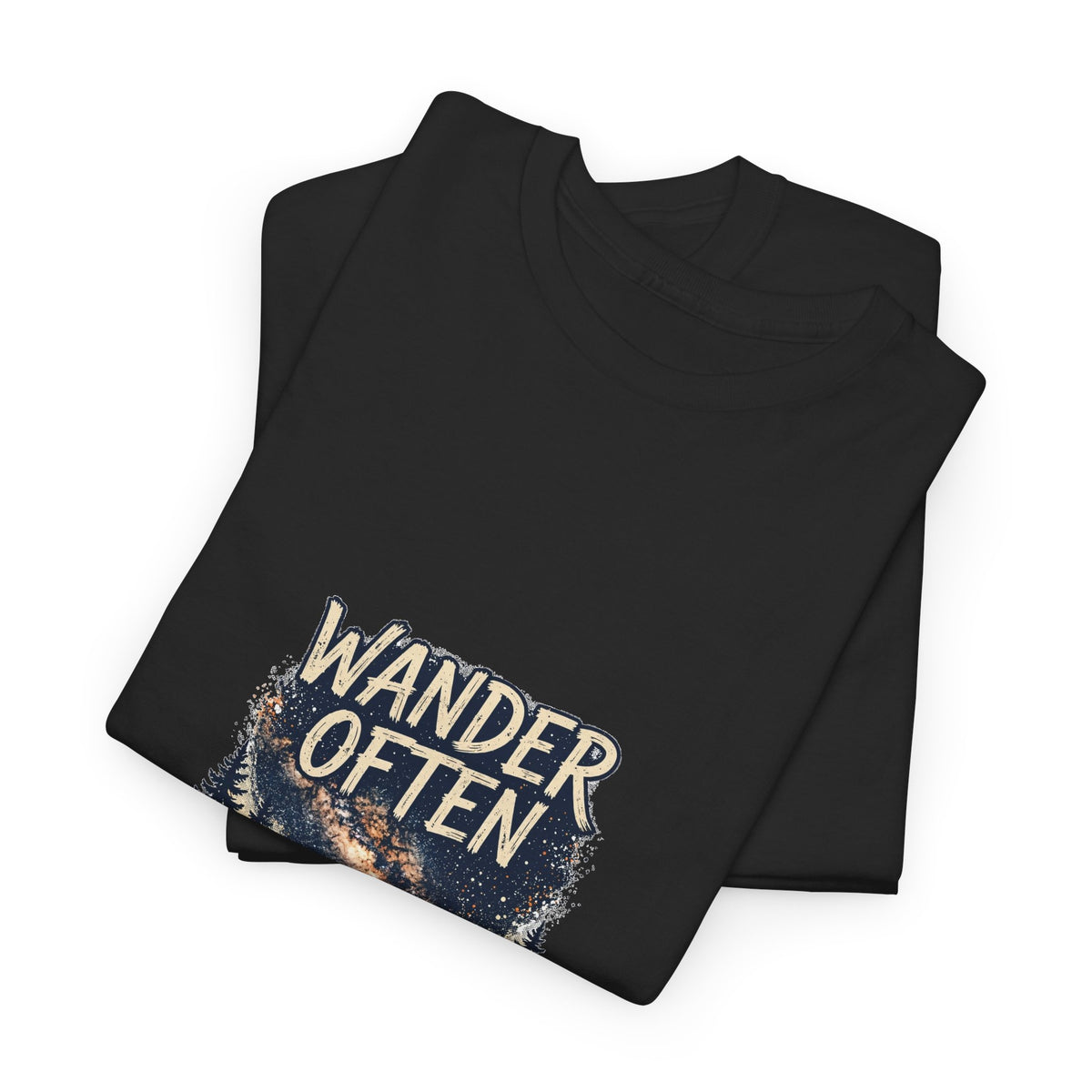 Wander Often Camping T-Shirt | Tent Under Stars Tee
