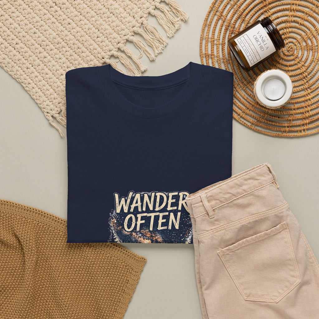 Wander Often Camping T-Shirt | Tent Under Stars Tee