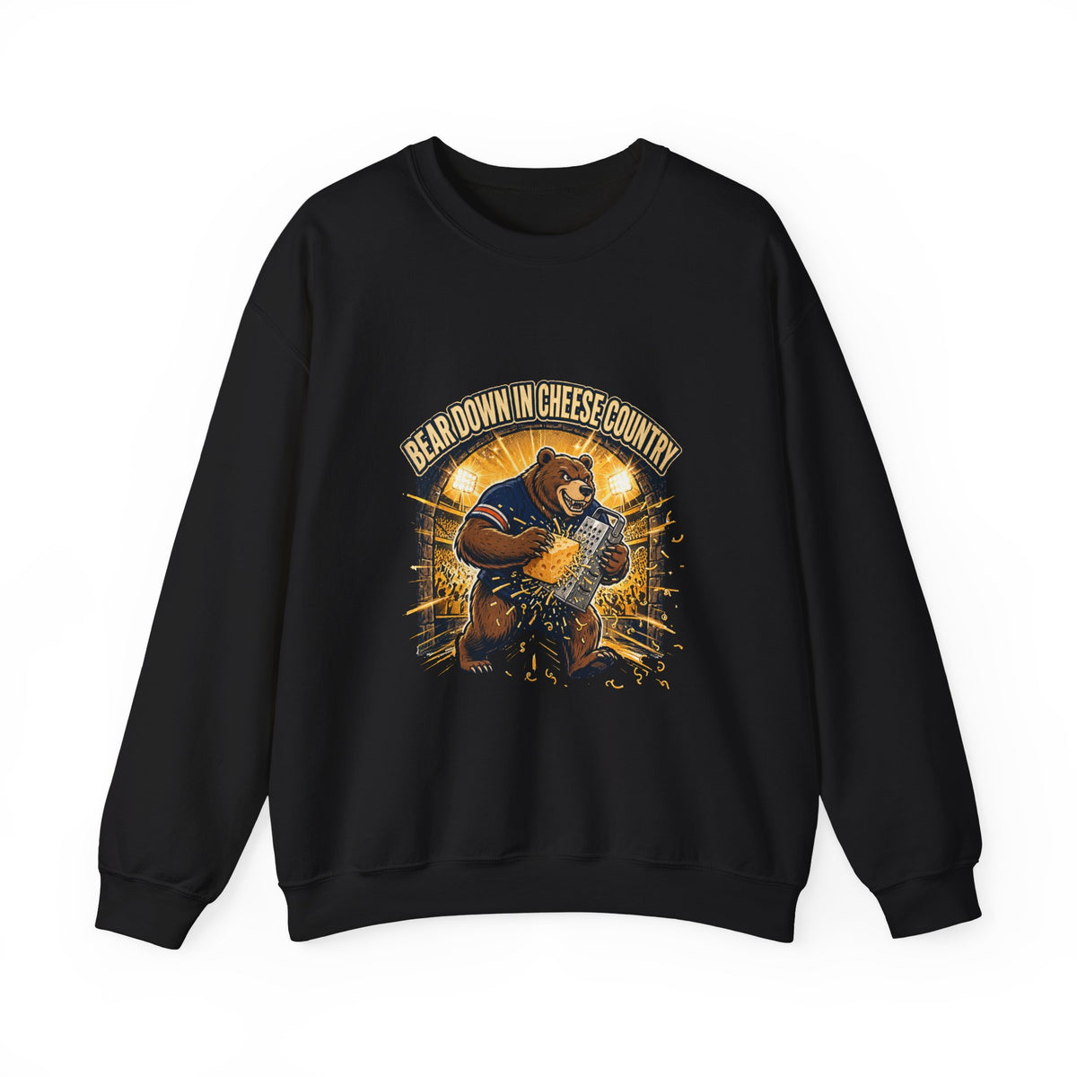 Bear Down in Cheese Country Sweatshirt | Retro Football Game Day Crewneck