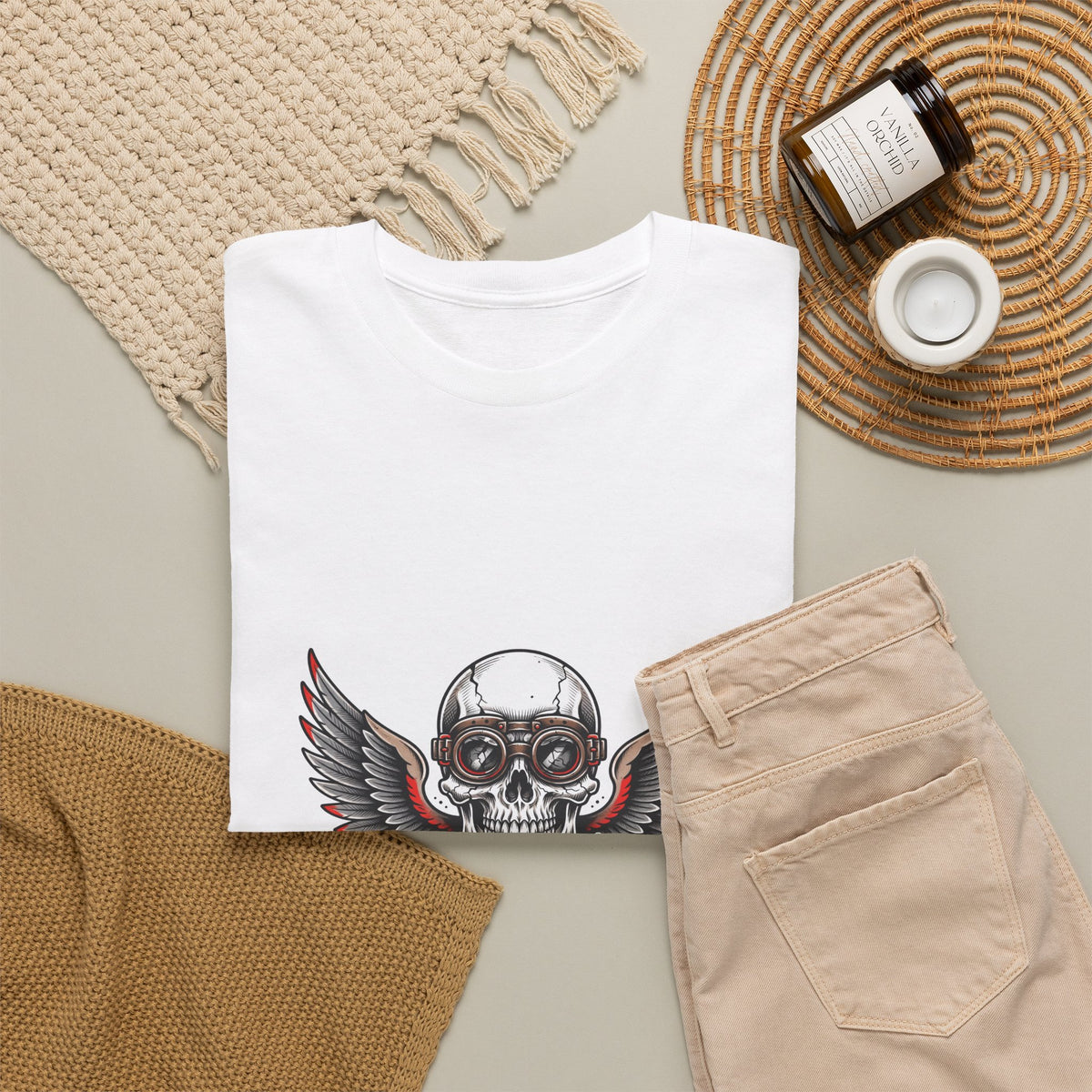 Dirt Don't Hurt Skull Pistons T-Shirt