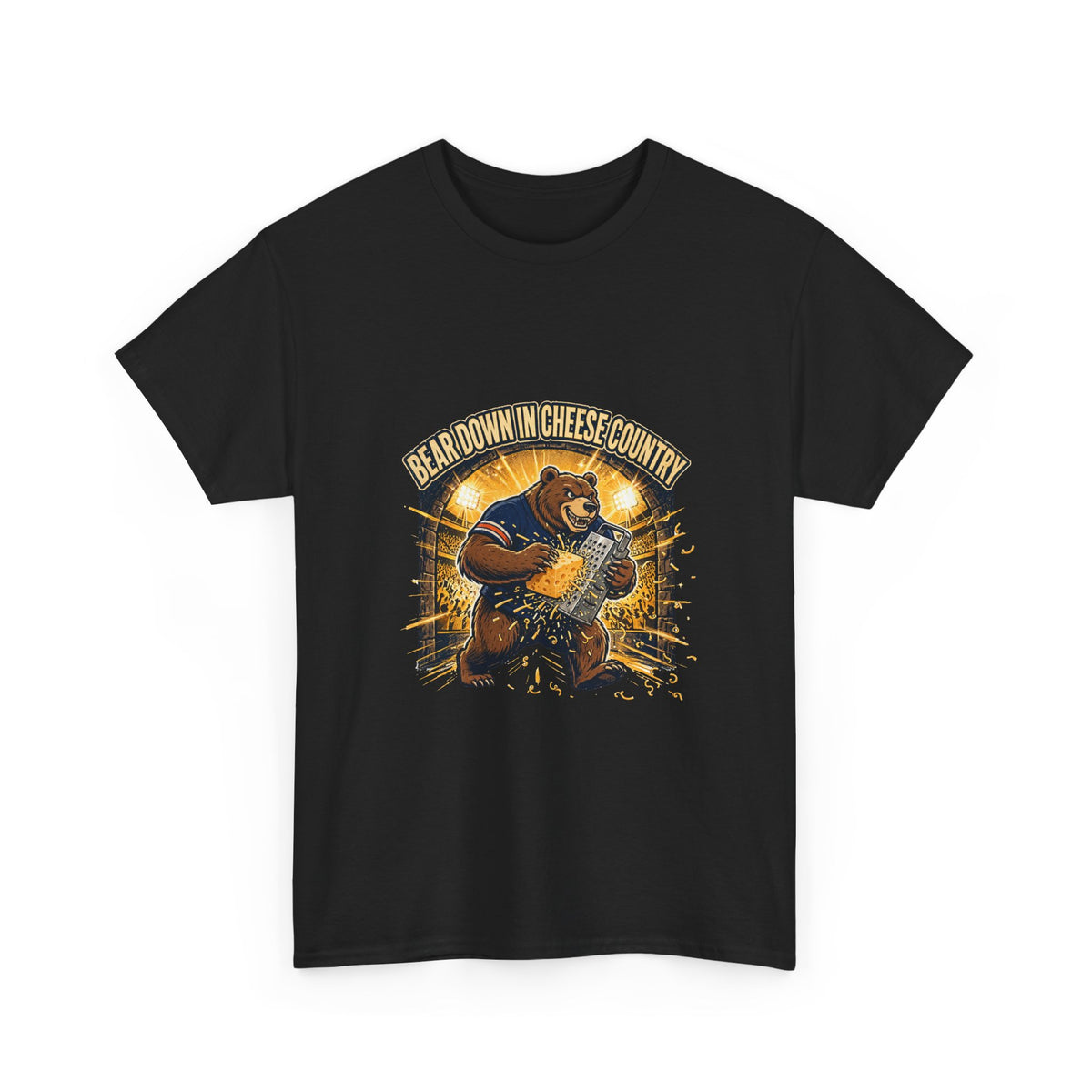 Bear Down in Cheese Country T-Shirt | Retro Football Game Day Tee