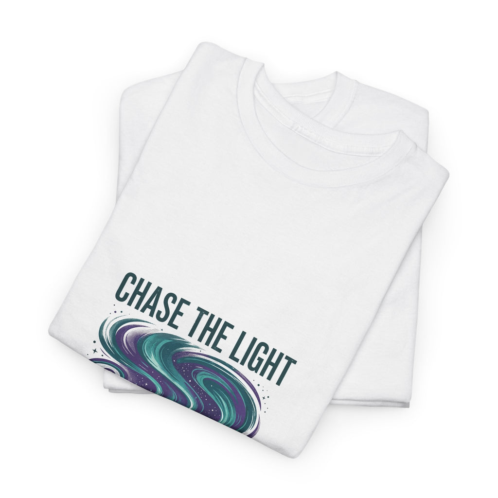 Chase the Light Northern Lights T-Shirt | Aurora Camping Tee