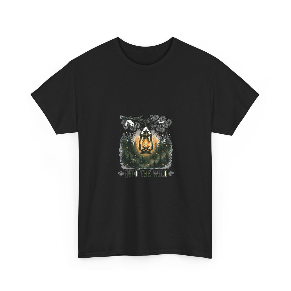 Into the Wild Lantern T-Shirt | Forest Camping Tee