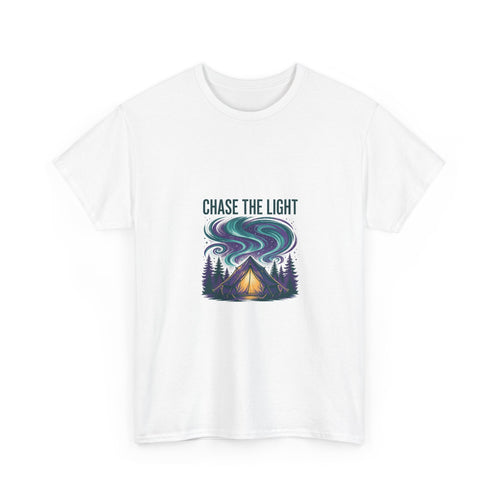 Chase the Light Northern Lights T-Shirt | Aurora Camping Tee