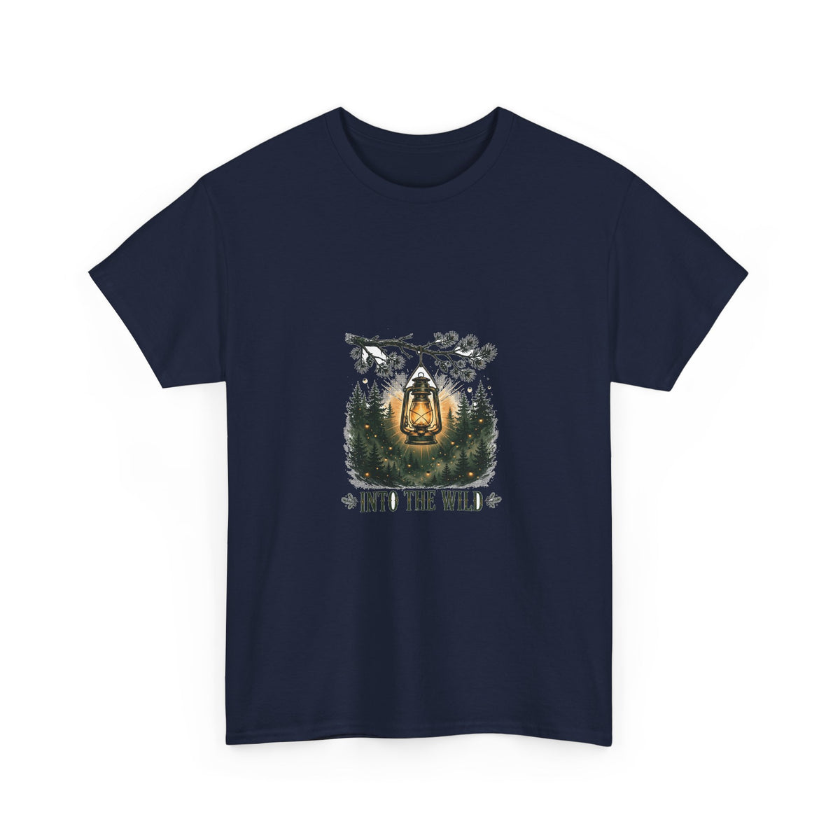 Into the Wild Lantern T-Shirt | Forest Camping Tee